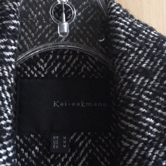 Kai Aakmaan Tweed Coat size M - Picture 3 of 7